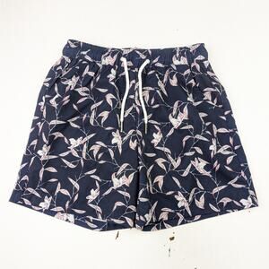 Mosmann Australia Navy Tropical Swim Shorts - Boys 10